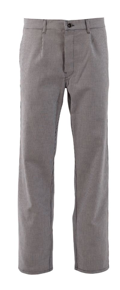 CHEF'S PANTS WITH STUD BUTTONS