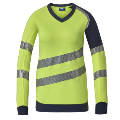 T-SHIRT LS DAMES HV NOMAD FUEGO