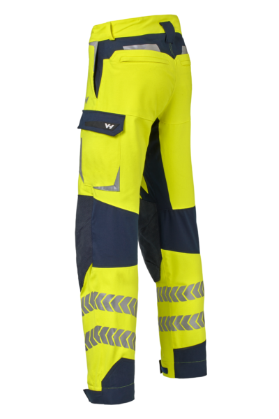 WORK TROUSERS STRETCH MEN HV NOMAD FUEGO