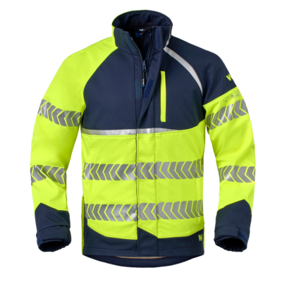 SOFTSHELL JACKET UNISEX HV NOMAD FUEGO