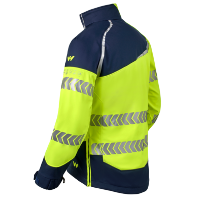 SOFTSHELL JACKET UNISEX HV NOMAD FUEGO