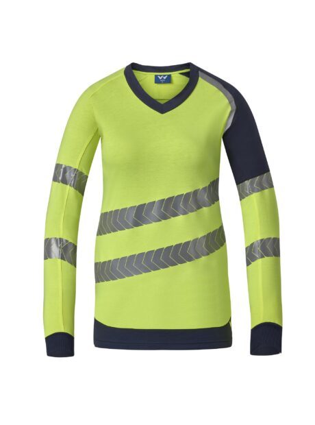 T-SHIRT LS DAMEN HV NOMAD FUEGO EN 13034