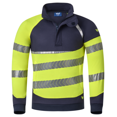 HALFZIP SWEATER UNISEX HV NOMAD FUEGO  EN13034